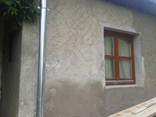 Wall before Styrofoam.