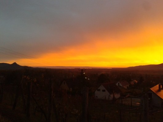 Sunset over Lake Balaton
