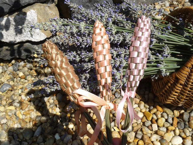 Lavender wands.