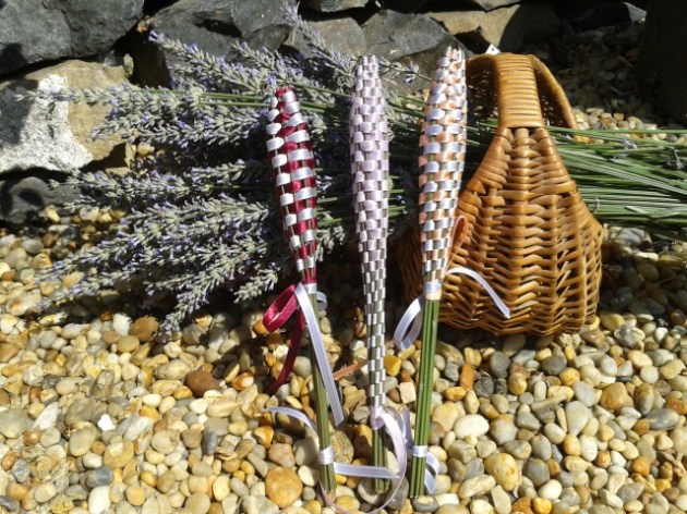 Lavender wands.