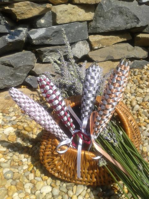 Lavender and lavender wands.