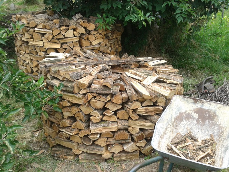 How I Build Round Wood Piles