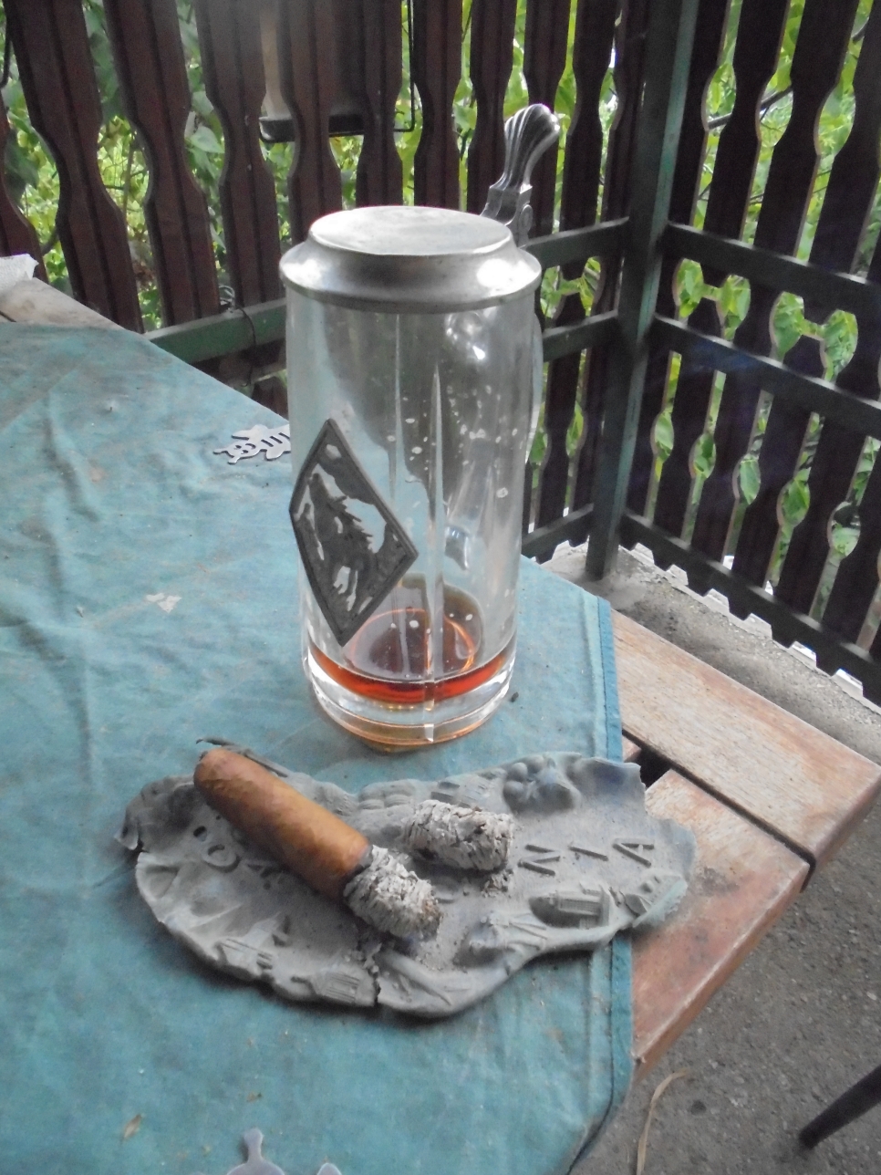 A Stout A Cigar And Rain